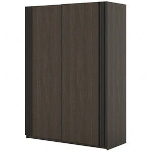 Szafa przesuwna Niva 150 cm dąb dunin pojemna szafa ozdobiona lamelami świetnie sprawdzi się w pomieszczeniach o każdej wielkości