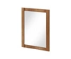 Lustro łazienkowe Classic 60x80 cm dąb romański dekoracyjne lustro w ramie nowoczesny i funkcjonalny dodatek do łazienki