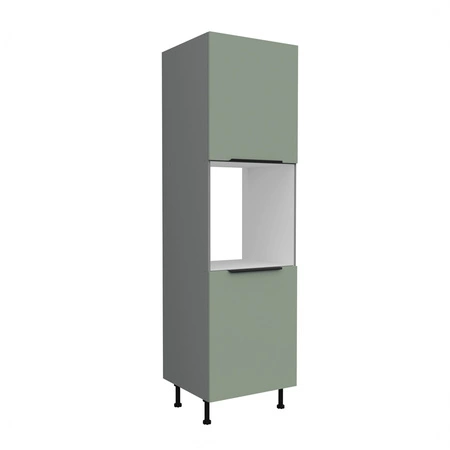 Słupek kuchenny Treviso Ant 60 DP-215 2F szafka do zabudowy piekarnika fronty wykonane w innowacyjnej technologii anti fingerprint