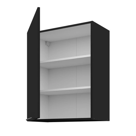 Szafka kuchenna wisząca Black 60 G-72 1F metalowy uchwyt krawędziowy szafka odporna na działanie wilgoci i uszkodzenia