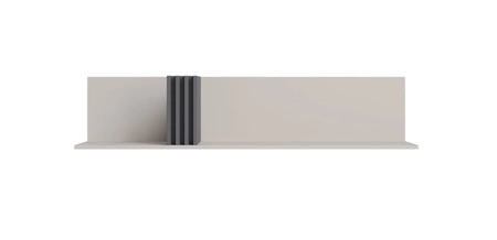 Półka Estan 140 cm beżowy / antracyt nowoczesny design mebla wysoka jakość obrzeża półki wykończone specjalną okleiną