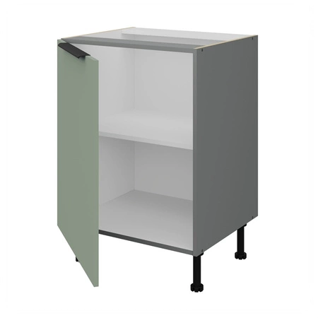 Szafka kuchenna stojąca z półką Treviso Ant 60 D 1F BB szafka odporna na uszkodzenia wykończenie frontów w technologii anti fingerprint