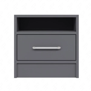 Szafka nocna z szufladą Caspe antracyt to funkcjonalny mebel w ponadczasowym designie idealna szafka nocna do sypialni