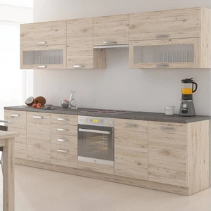 Zestaw mebli kuchennych Borno III 260 cm niepowtarzalny styl szafek dopasuje się do wnętrza każdej kuchni