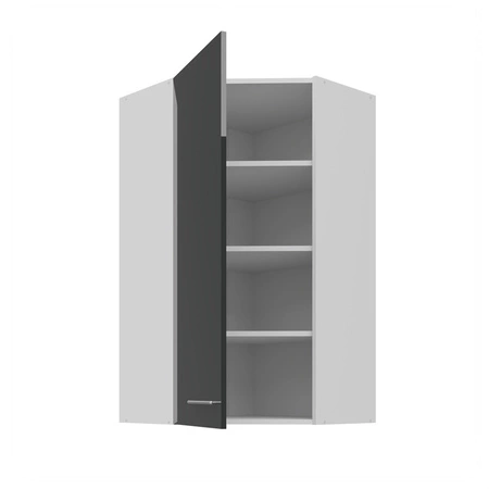 Szafka kuchenna narożna wisząca Milo 60x60 GN-108 1F szafka odporna na parę wodną wysoką temperaturę i rozlaną ciecz