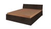 Łóżko Penelopa 160x200 cm z pojemnikiem na pościel kasztan wenge funkcjonalny mebel do sypialni lub pokoju młodzieżowego