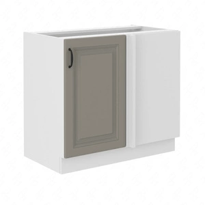 Szafka kuchenna narożna dostawiana Kastos 105 ND 1F BB prawa szafka odporna na parę wodną wysoką temperaturę i rozlaną ciecz