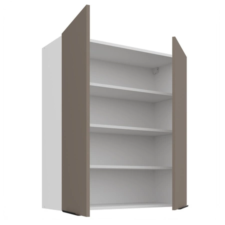 Szafka kuchenna wisząca Fiuggi Wh 80 G-90 2F szafka kuchenna odporna na uszkodzenia wykończenie frontów w technologii anti fingerprint