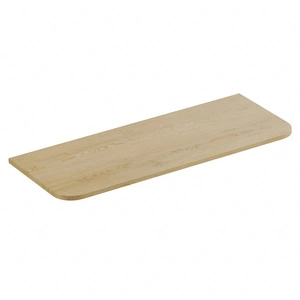 Blat do szafki łazienkowej Ovalia Cremona 120 cm dąb cremona blat z zaoblonymi krawędziami wykonany z wytrzymałej płyty MDF