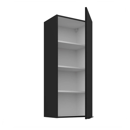 Szafka kuchenna wisząca Black 45 G-108 1F metalowy uchwyt krawędziowy szafka odporna na działanie wilgoci i uszkodzenia