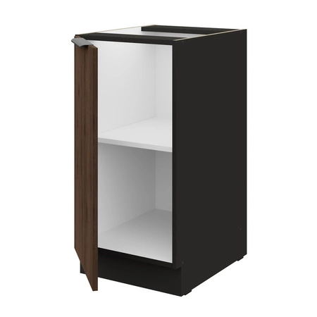 Szafka kuchenna stojąca z półką Brianza 40 D 1F BB metalowy uchwyt krawędziowy szafka odporna na działanie wilgoci i uszkodzenia