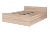 Łóżko Simple 160x200 cm dąb sonoma funkcjonalny mebel do sypialni lub pokoju młodzieżowego