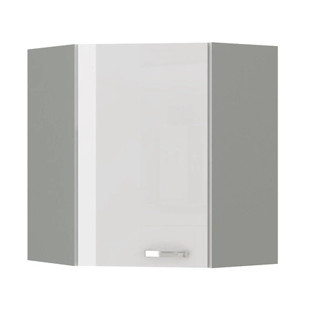 Szafka kuchenna narożna wisząca Bianka 89x89 GN-72 3F szafka odporna na parę wodną wysoką temperaturę i rozlaną ciecz