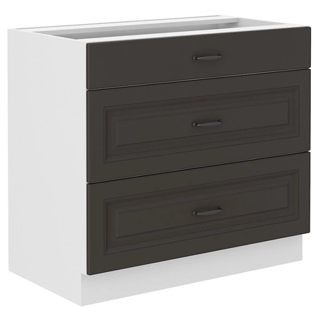 Zestaw mebli kuchennych Silver 310 cm szafki doskonale prezentują się we wnętrzach skandynawskich klasycznych oraz nowoczesnych