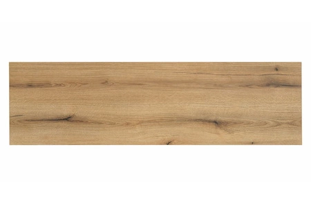Blat do szafki łazienkowej Nova / Viva 160 cm dąb coast evoke wykonany z trwałej płyty laminowanej zapewnia długotrwałe użytkowanie