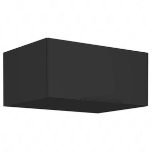 Szafka wisząca Black 80 NAGU-36 1F metalowy uchwyt krawędziowy szafka kuchenna odporna na parę wodną wysoką temperaturę i rozlaną ciecz