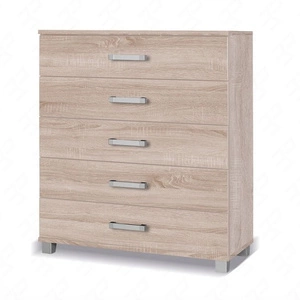 Komoda z szufladami Maximus 100 cm dąb sonoma jasny modernistyczny design komody szuflady na prowadnicach rolkowych