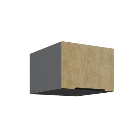 Szafka kuchenna wisząca Corsico 50 NAGU-36 1F metalowy uchwyt krawędziowy szafka kuchenna odporna na parę wodną i wysoką temperaturę