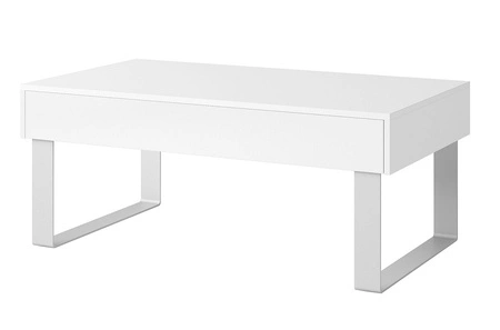 Zestaw mebli Apulia XXII biały połysk wyjątkowo stylowa meblościanka do salonu proste bryły wpisujące się w każde wnętrze