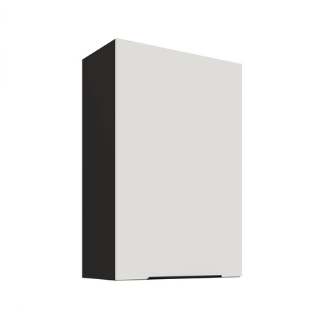 Zestaw mebli kuchennych Corato Bl 390 cm stylowe szafki kuchenne z frontami wykonanymi w technologii anti fingerprint metalowe uchwyty