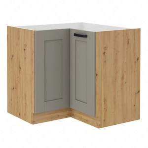 Szafka kuchenna narożna Linosa 90x90 DN 2F BB szafka odporna na parę wodną wysoką temperaturę i rozlaną ciecz