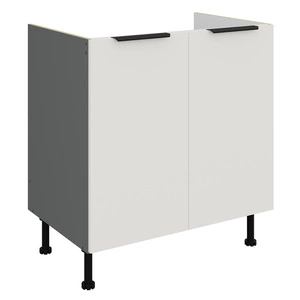 Szafka kuchenna pod zlewozmywak Corato Ant 80 ZL 2F BB szafka odporna na uszkodzenia wykończenie frontów w technologii anti fingerprint