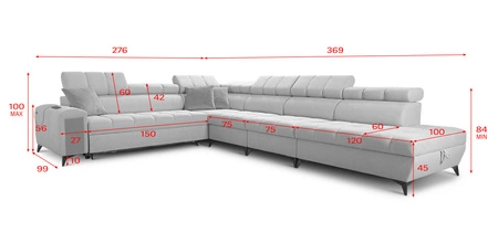 Narożnik z funkcją spania Bolmso XII zielony prawostronny nowoczesny design narożnik zapewnia komfort obszerne pojemniki na pościel