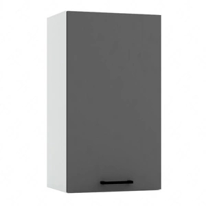 Szafka kuchenna wisząca Clara W40 szafka do kuchni odporna na działanie wilgoci i uszkodzenia czarne metalowe uchwyty