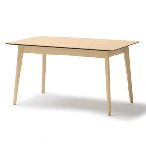 Stół rozkładany Plot 85x145-220 cm dąb jasny uniwersalny stół do jadalni dopasuje się do klasycznych aranżacji drewniane nogi