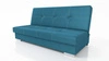 Kanapa rozkładana Allesio niebieska wygodna i komfortowa w użytkowaniu wersalka idealnie dopasuje się do każdego wnętrza