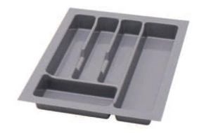 Wkład na sztućce do szuflady 40 cm szary