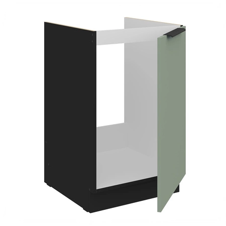 Zestaw mebli kuchennych Treviso Bl 390 cm stylowe szafki kuchenne z frontami wykonanymi w technologii anti fingerprint metalowe uchwyty