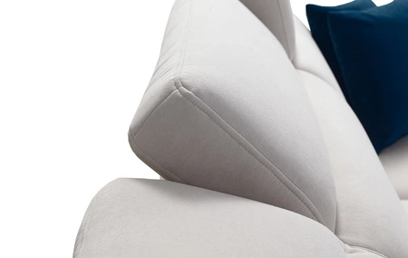 Narożnik z funkcją spania Kelly Sleek VII jasny brąz prawostronny pleciony komfortowy i funkcjonalny narożnik rozkładany do salonu