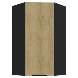 Szafka kuchenna narożna wisząca Crotone 60x60 GN-108 1F metalowy uchwyt krawędziowy szafka odporna na działanie wilgoci i uszkodzenia