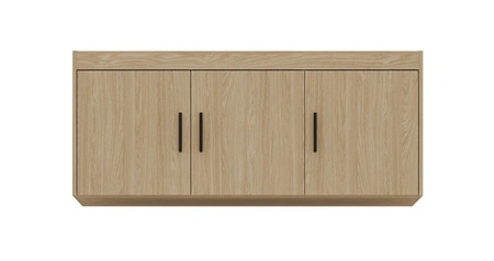 Nadstawka do szafy Rene 133 cm dąb olejowany funkcjonalna szafka powiększy miejsce do przechowywania ubrań obuwia czy dodatków