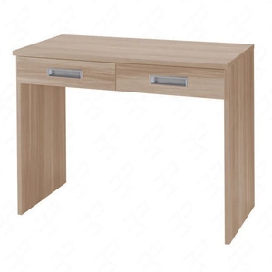 Toaletka z szufladami Penelopa 100 cm dąb sonoma jasny nowoczesny design mebla obrzeża mebla wykończone zostały specjalną okleiną