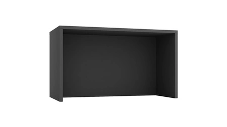 Wyspa kuchenna z szufladami Adele 147 cm szary grafit / szary komfortowa i stylowa wyspa kuchenna wyposażona w szafkę z koszem cargo