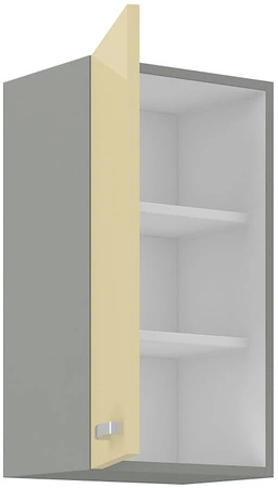 Zestaw mebli kuchennych Karmen 260 cm fronty w połysku niepowtarzalny styl szafek dopasuje się do wnętrza każdej kuchni