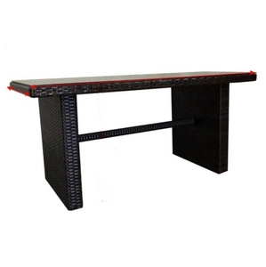 Stolik ogrodowy Bella BG brązowy niebanalny design wpisujący się w każdą ogrodową przestrzeń wysoka jakość wykonania szklany blat