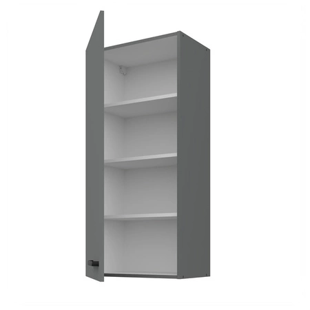 Szafka kuchenna wisząca Verdi 50 G-108 1F szafka odporna na działanie wilgoci i uszkodzenia czarny metalowy uchwyt