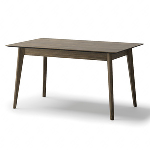 Stół rozkładany Plot 85x145-220 cm dąb ciemny uniwersalny stół do jadalni dopasuje się do klasycznych aranżacji drewniane nogi