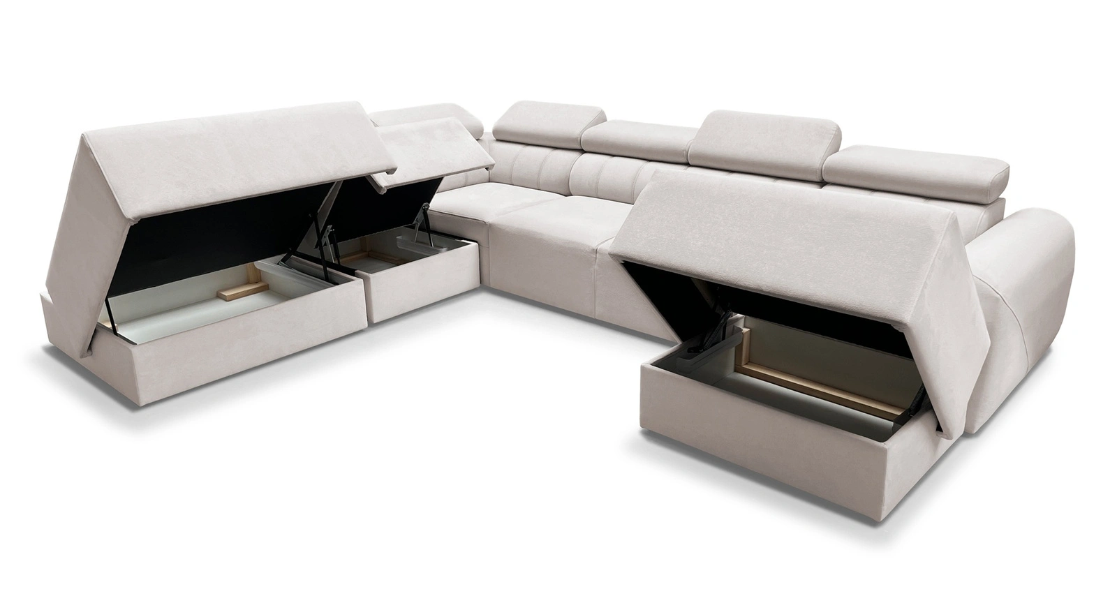 Narożnik z pojemnikiem na pościel Cantare XI Narożnik z funkcją spania