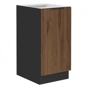 Szafka kuchenna stojąca z półką Brianza 40 D 1F BB metalowy uchwyt krawędziowy szafka odporna na działanie wilgoci i uszkodzenia