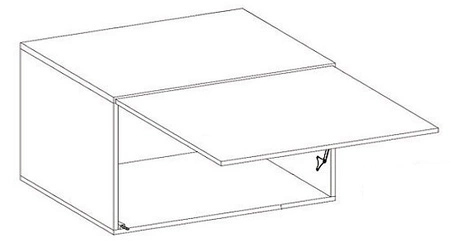 Meblościanka Benjamin czarny połysk nowoczesny design mebla fronty na wysoki połysk optycznie powiększą wnętrze