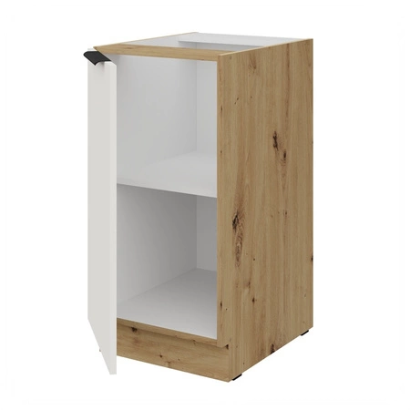 Szafka kuchenna stojąca z półką Corato Ar 40 D 1F BB szafka odporna na uszkodzenia wykończenie frontów w technologii anti fingerprint