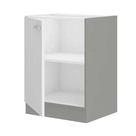 Szafka kuchenna stojąca z półką Bianka 60 D 1F BB szafka odporna na parę wodną wysoką temperaturę i rozlaną ciecz