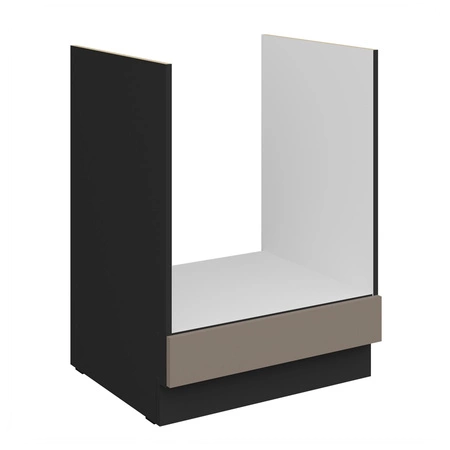 Zestaw mebli kuchennych Fiuggi Bl 390 cm stylowe szafki kuchenne z frontami wykonanymi w technologii anti fingerprint metalowe uchwyty