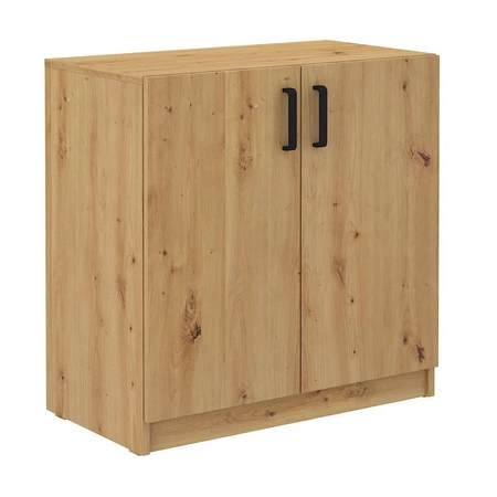 Komoda Makana 80 cm dąb artisan funkcjonalny mebel do biura gabinetu lub pokoju młodzieżowego