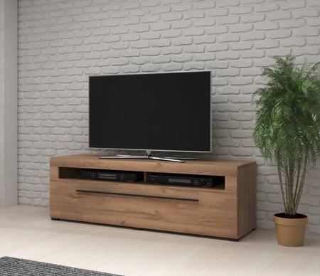 Szafka RTV Tulsa 160 cm dąb grandson stylowa komoda nowoczesny design i praktyczne rozwiązanie do salonu i pokoju dziennego