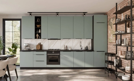 Szafka kuchenna wisząca Treviso Bl 40 G-90 1F szafka kuchenna odporna na uszkodzenia wykończenie frontów w technologii anti fingerprint